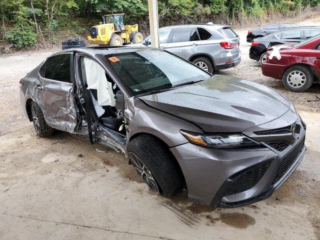 4T1T11AK8RU257506 - 2024 TOYOTA CAMRY SE NIGHT SHADE GRAY photo 4