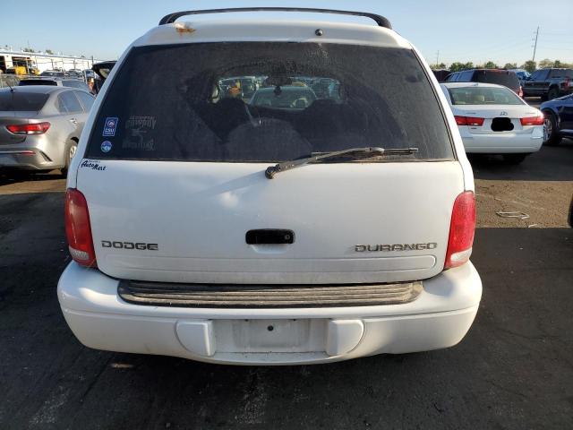 1B4HS58N22F221185 - 2002 DODGE DURANGO SLT PLUS WHITE photo 6