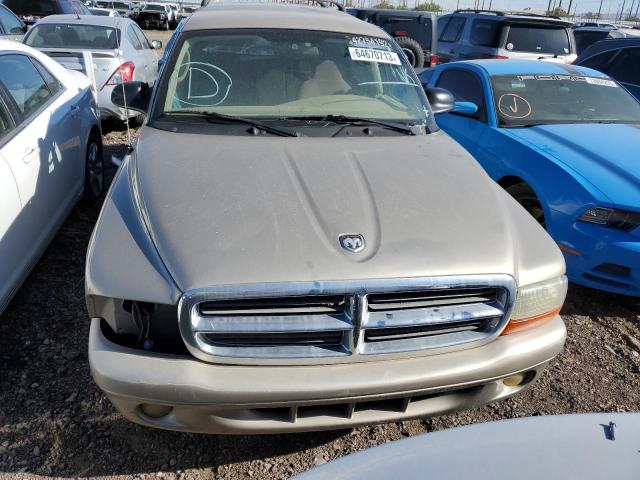 1B4HR48N52F216553 - 2002 DODGE DURANGO SLT TAN photo 5