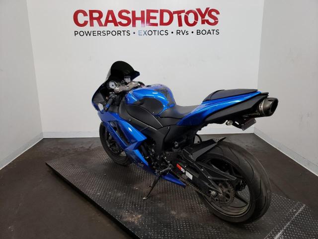 JKAZX4P188A039928 - 2008 KAWASAKI ZX600 P BLUE photo 3