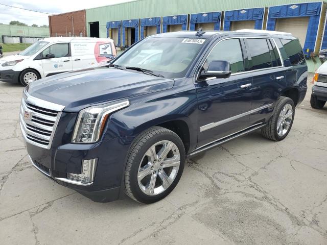 1GYS4DKJ1JR310210 - 2018 CADILLAC ESCALADE PLATINUM BLUE photo 1