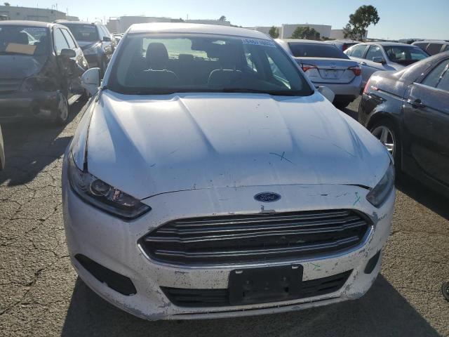 3FA6P0LUXER142518 - 2014 FORD FUSION SE HYBRID WHITE photo 5