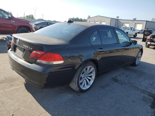 WBAHN83597DT70969 - 2007 BMW 750 BLACK photo 3