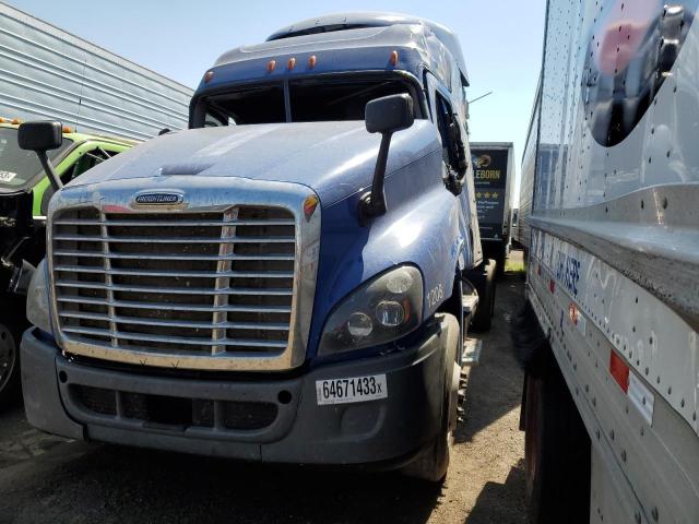 3AKJGLD52FSGX3385 - 2015 FREIGHTLINER CASCADIA 1 BLUE photo 2