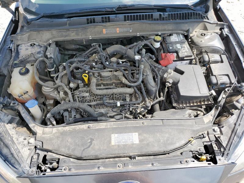 3FA6P0HD8KR132574 - 2019 FORD FUSION SE GRAY photo 11