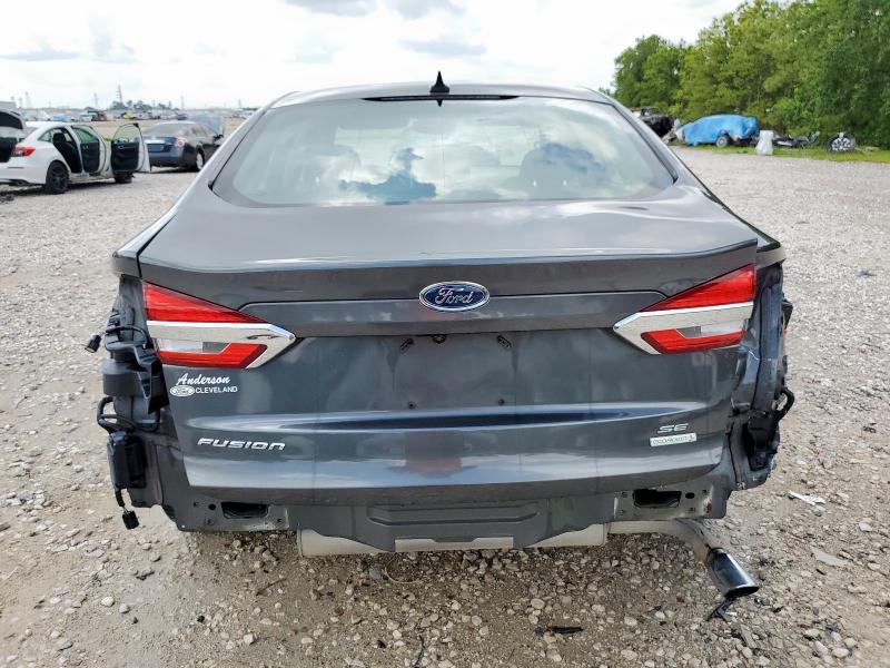 3FA6P0HD8KR132574 - 2019 FORD FUSION SE GRAY photo 6