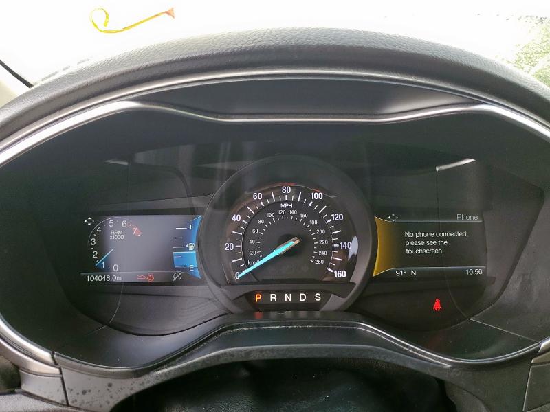 3FA6P0HD8KR132574 - 2019 FORD FUSION SE GRAY photo 9