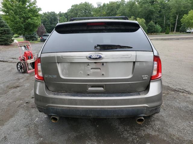 2FMDK4JCXDBB18245 - 2013 FORD EDGE SEL GRAY photo 6