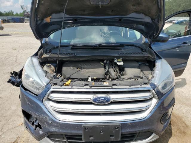 1FMCU0HD1JUA96073 - 2018 FORD ESCAPE SEL BLUE photo 11