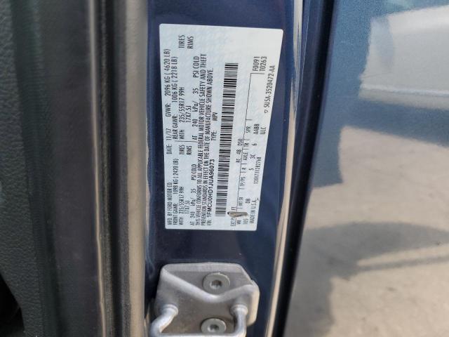 1FMCU0HD1JUA96073 - 2018 FORD ESCAPE SEL BLUE photo 12