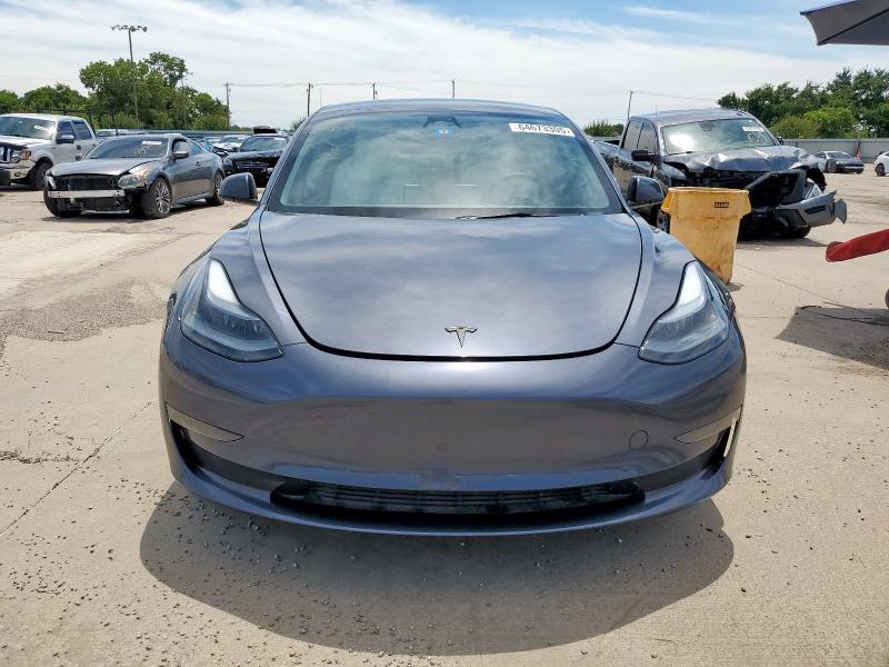 5YJ3E1EA0PF665434 - 2023 TESLA MODEL 3 GRAY photo 5
