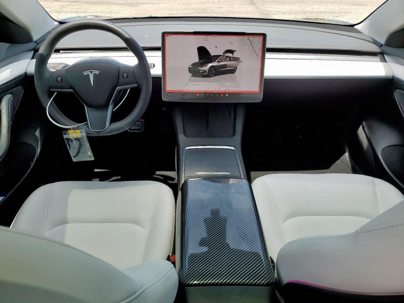 5YJ3E1EA0PF665434 - 2023 TESLA MODEL 3 GRAY photo 8