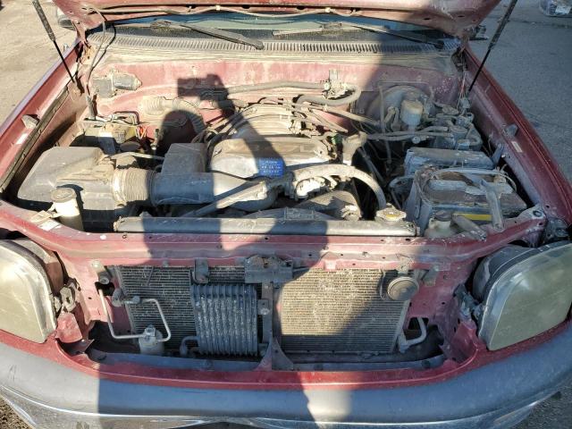 5TBRT3410YS016252 - 2000 TOYOTA TUNDRA ACCESS CAB 勃艮第红 照片 11