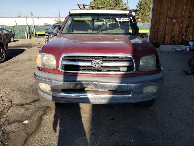5TBRT3410YS016252 - 2000 TOYOTA TUNDRA ACCESS CAB 勃艮第红 照片 5