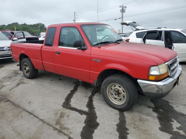 1FTYR14X4YTA81570 - 2000 FORD RANGER SUPER CAB RED photo 4