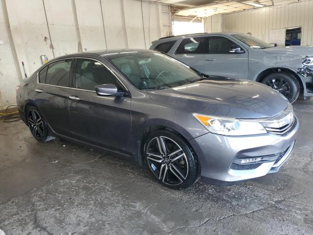 1HGCR2F59GA095648 - 2016 HONDA ACCORD SPORT GRAY photo 4
