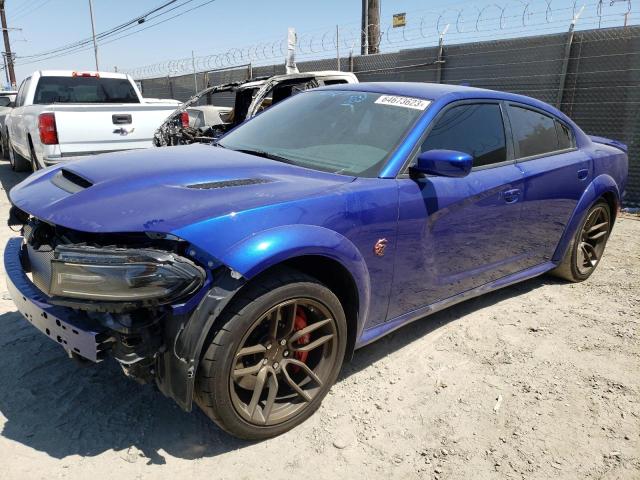 2C3CDXL95MH503517 - 2021 DODGE CHARGER SRT HELLCAT BLUE photo 1