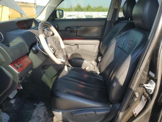 JTLKE50E481056343 - 2008 TOYOTA SCION XB BLACK photo 7