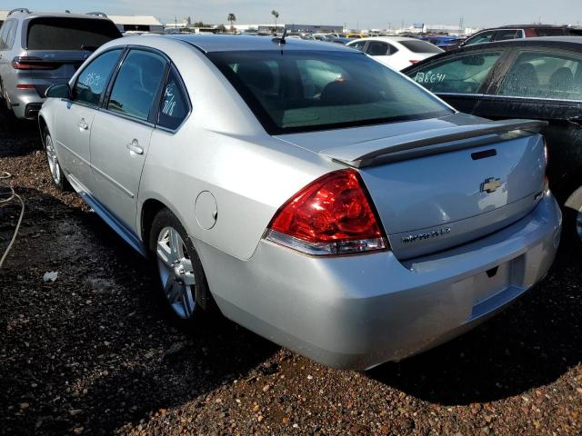 2G1WG5E36C1215857 - 2012 CHEVROLET IMPALA LT SILVER photo 2