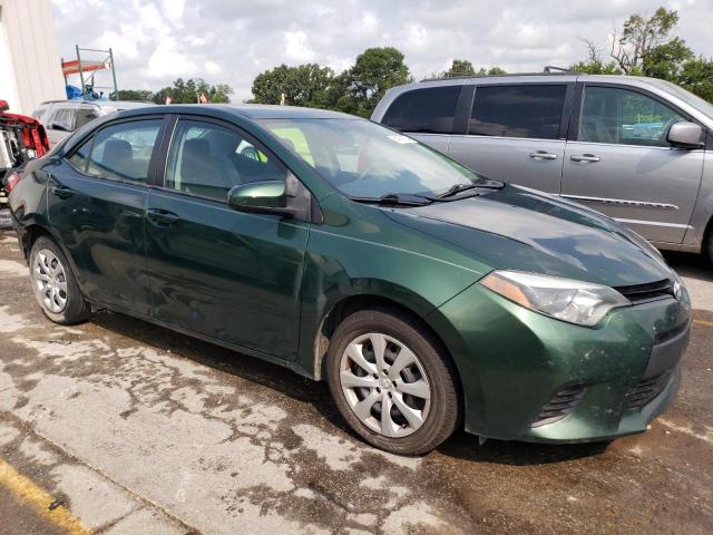 2T1BURHE9EC136626 - 2014 TOYOTA COROLLA L GREEN photo 4