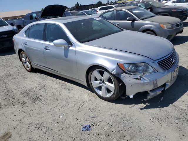 JTHGL46F685026396 - 2008 LEXUS LS 460L SILVER photo 4