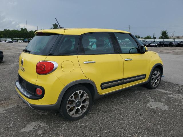 ZFBCFADH9EZ019914 - 2014 FIAT 500L TREKKING YELLOW photo 3