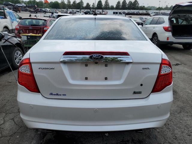 3FAHP0JG3AR124801 - 2010 FORD FUSION SEL WHITE photo 6