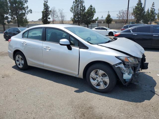 19XFB2F56DE293404 - 2013 HONDA CIVIC LX SILVER photo 4