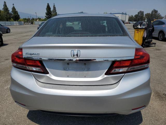 19XFB2F56DE293404 - 2013 HONDA CIVIC LX SILVER photo 6