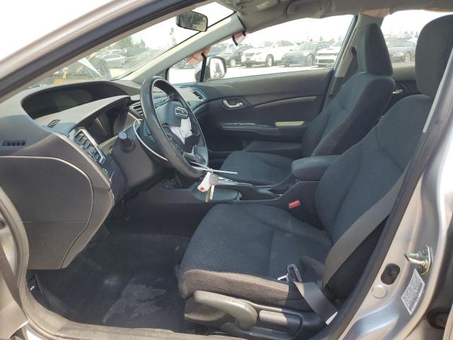 19XFB2F56DE293404 - 2013 HONDA CIVIC LX SILVER photo 7