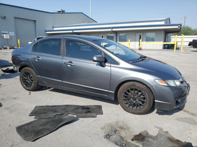 19XFA1E69BE043126 - 2011 HONDA CIVIC LX-S GRAY photo 4