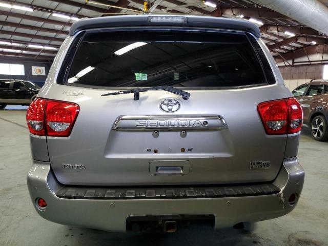 5TDBY68A98S009273 - 2008 TOYOTA SEQUOIA LIMITED SILVER photo 6