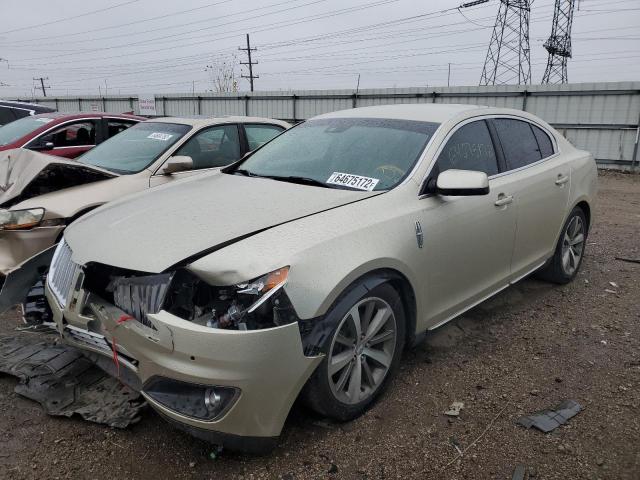 1LNHL9DR8BG614128 - 2011 LINCOLN MKS BEIGE photo 2