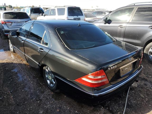 WDBNG75JXYA076986 - 2000 MERCEDES-BENZ S 500 BLACK photo 2