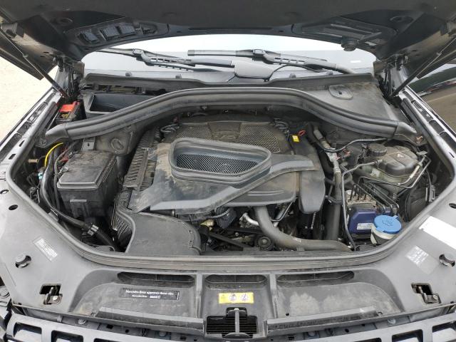 4JGDA5HB2EA385477 - 2014 MERCEDES-BENZ ML 350 4MATIC BLACK photo 12