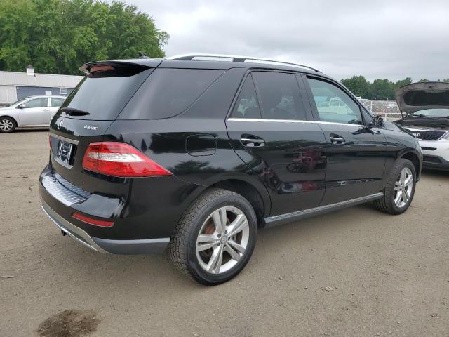 4JGDA5HB2EA385477 - 2014 MERCEDES-BENZ ML 350 4MATIC BLACK photo 3