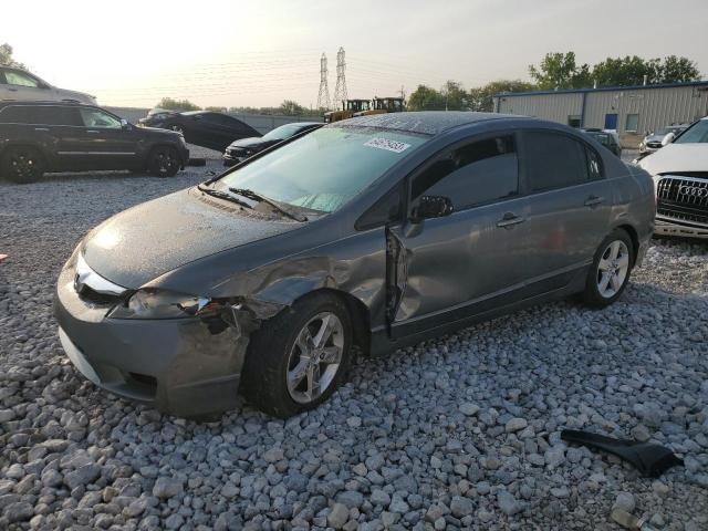 2HGFA1F62AH313459 - 2010 HONDA CIVIC LX-S GRAY photo 1