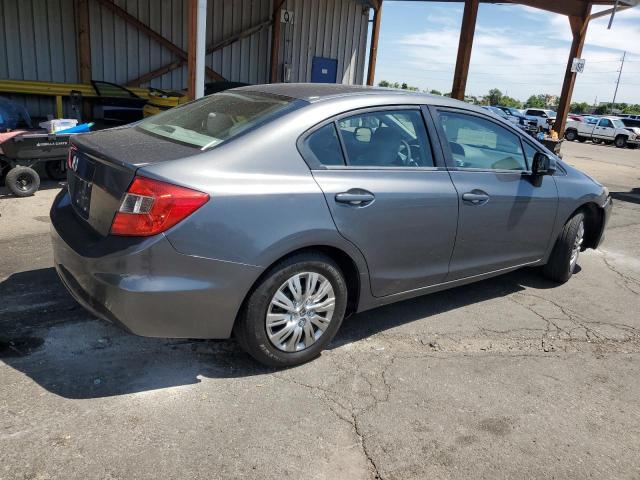 2HGFB2F5XCH560712 - 2012 HONDA CIVIC LX GRAY photo 3