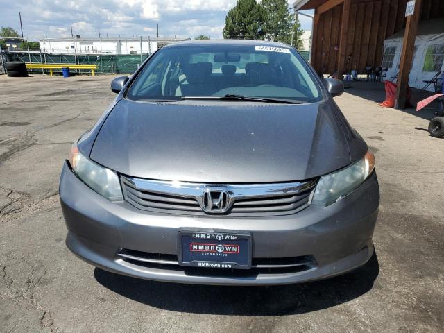 2HGFB2F5XCH560712 - 2012 HONDA CIVIC LX GRAY photo 5