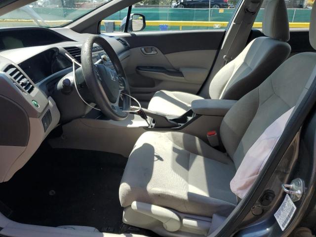 2HGFB2F5XCH560712 - 2012 HONDA CIVIC LX GRAY photo 7