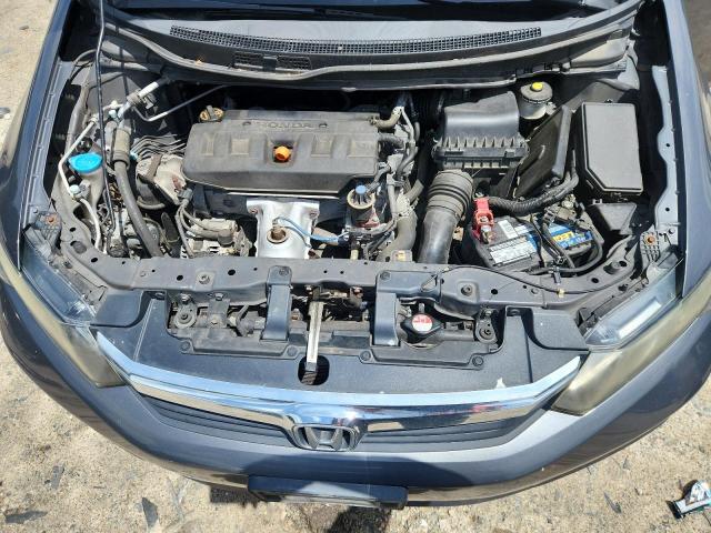 2HGFB2F94CH552527 - 2012 HONDA CIVIC EXL GRAY photo 11