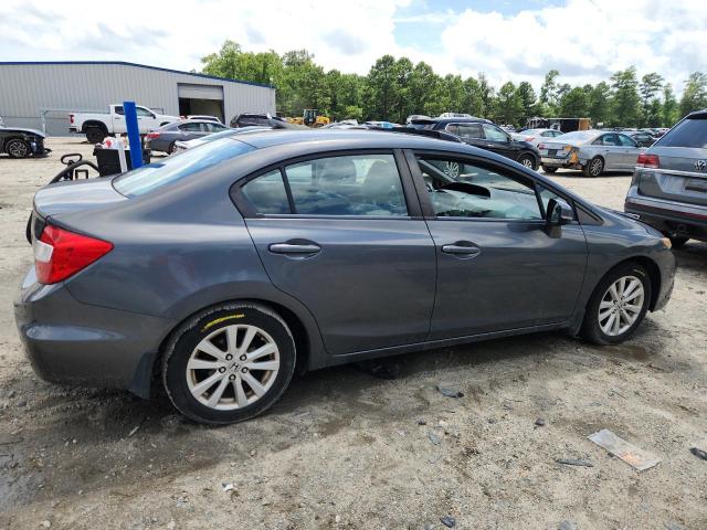 2HGFB2F94CH552527 - 2012 HONDA CIVIC EXL GRAY photo 3