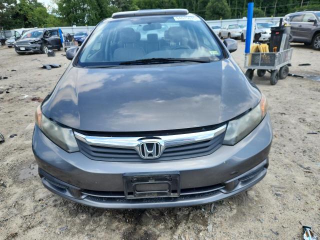 2HGFB2F94CH552527 - 2012 HONDA CIVIC EXL GRAY photo 5