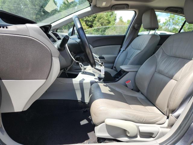2HGFB2F94CH552527 - 2012 HONDA CIVIC EXL GRAY photo 7