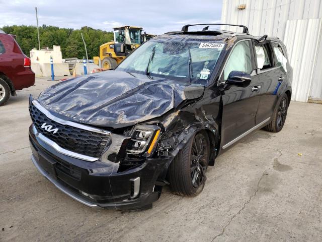 5XYP5DHC9NG263434 - 2022 KIA TELLURIDE SX BLACK photo 1