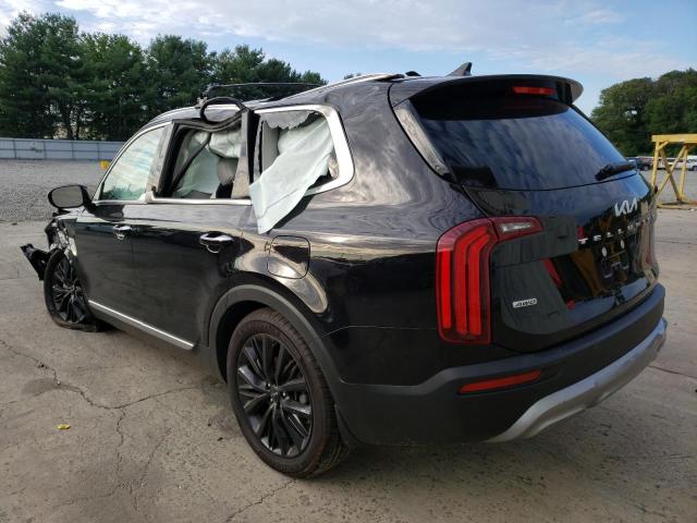 5XYP5DHC9NG263434 - 2022 KIA TELLURIDE SX BLACK photo 2