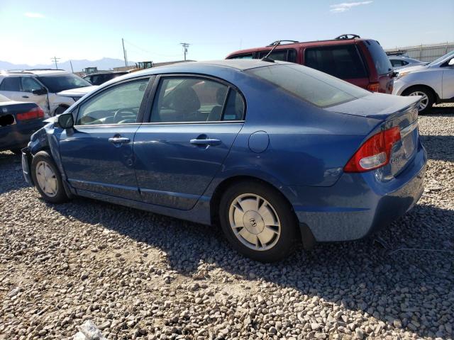 JHMFA36259S010203 - 2009 HONDA CIVIC HYBRID BLUE photo 2