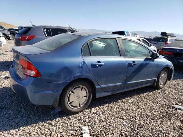 JHMFA36259S010203 - 2009 HONDA CIVIC HYBRID BLUE photo 3