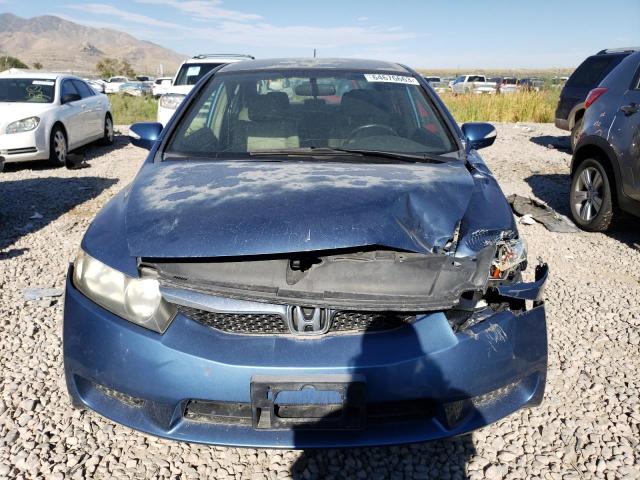 JHMFA36259S010203 - 2009 HONDA CIVIC HYBRID BLUE photo 5