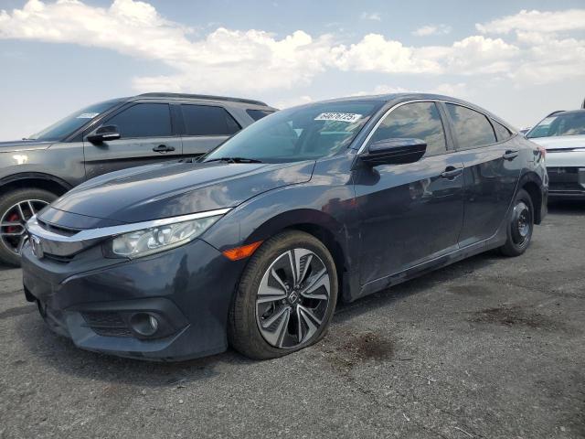 19XFC1F75GE015736 - 2016 HONDA CIVIC EXL BLUE photo 1